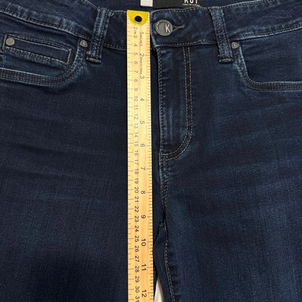 KUT Jeans Womens Size 4 Dark Wash Natalie High Rise Bootcut Stretch Denim - Picture 12 of 13